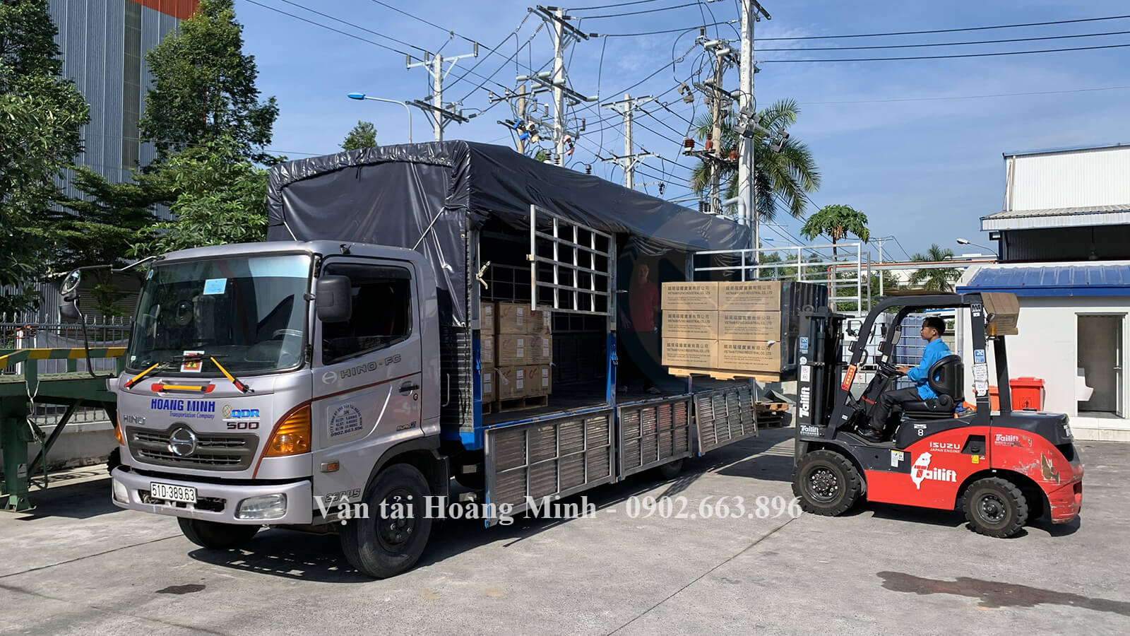 dịch vụ vận tải cho thuê xe tải chở hàng Tiền Giang 24 giờ
