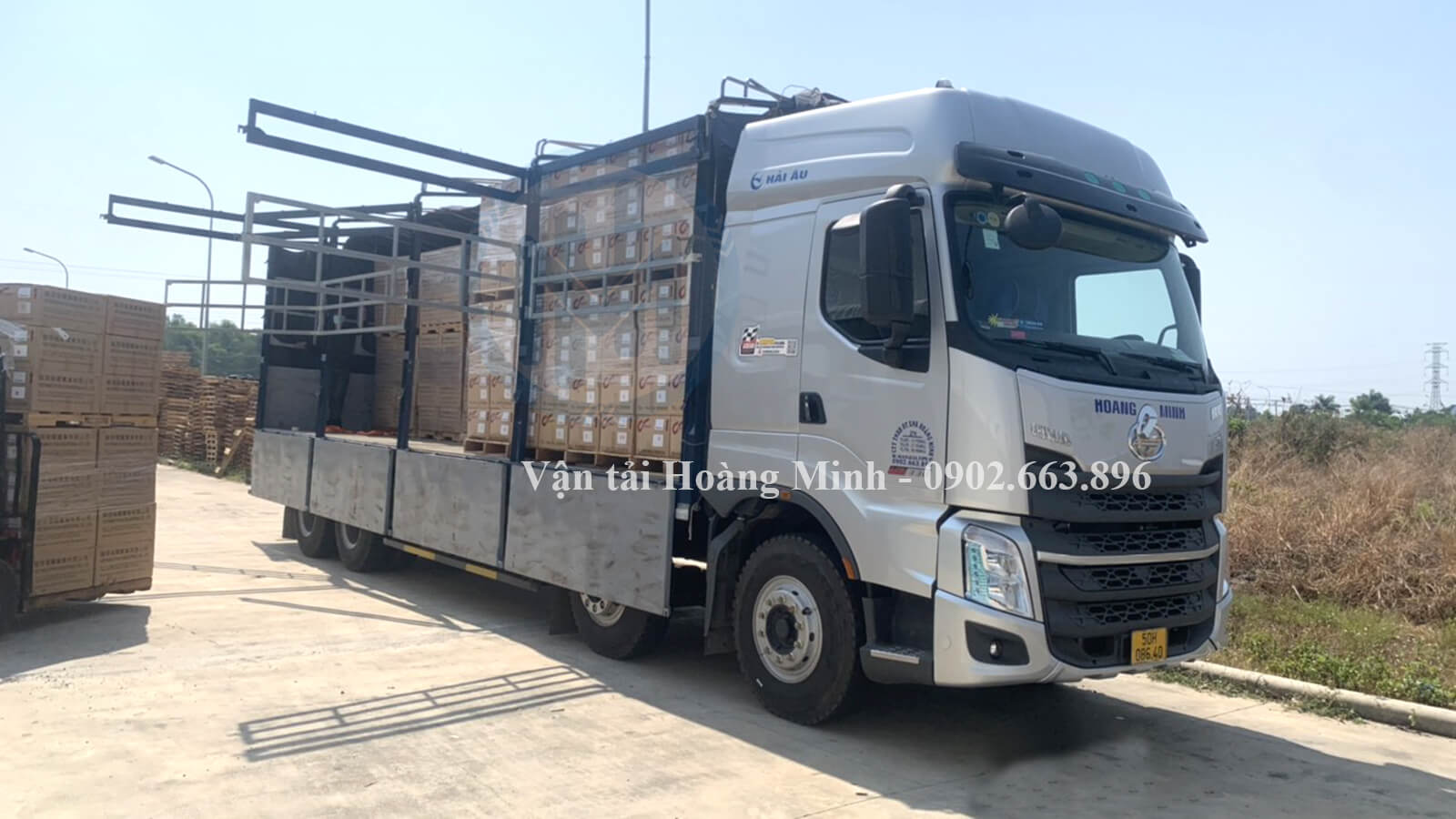 thuê xe tải 18 tấn chở hàng tại Long An