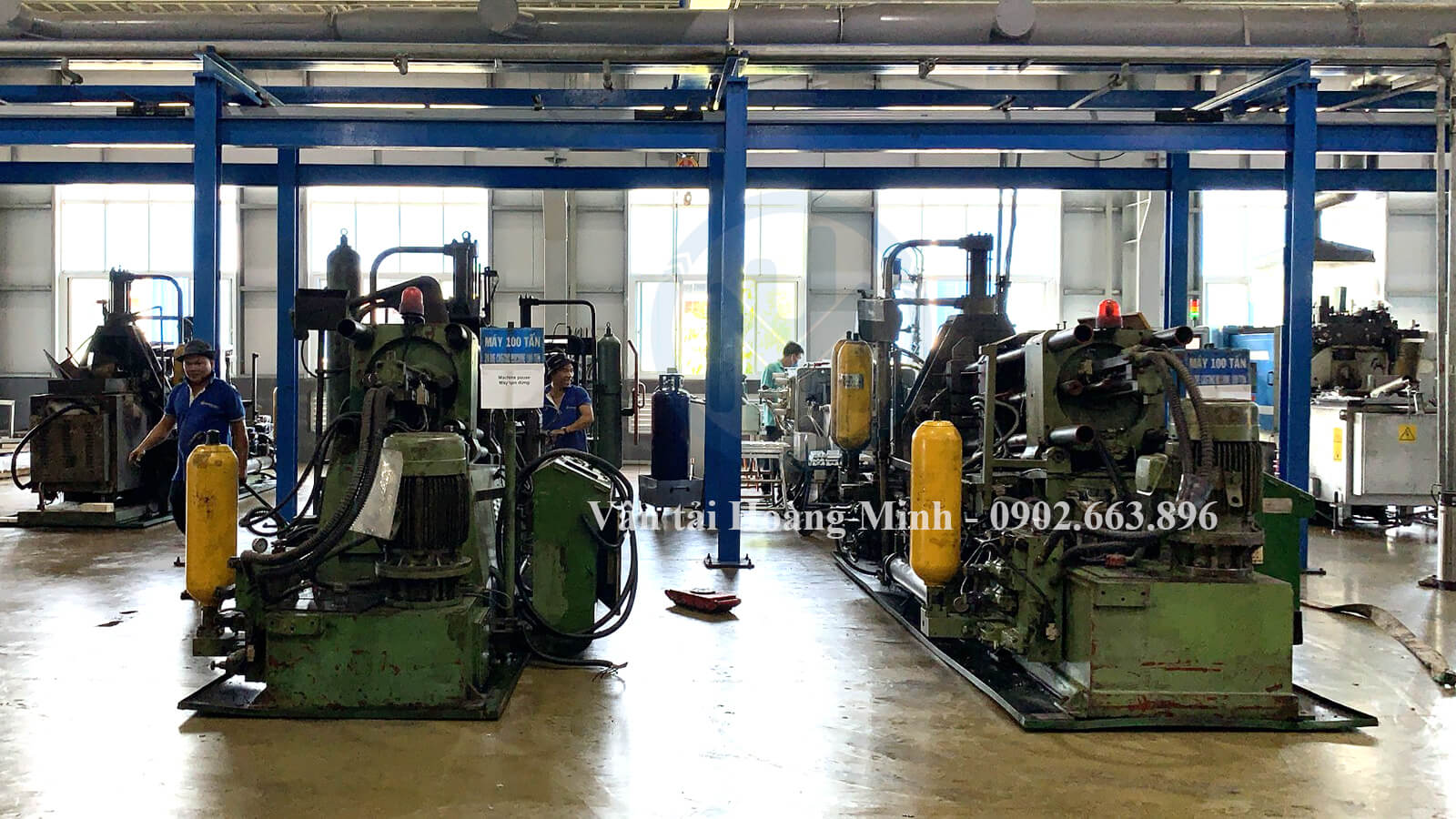 Hình ảnh di dời xưởng máy móc cho khách hàng tại Tp Thủ Đức, Tp Hồ Chí Minh