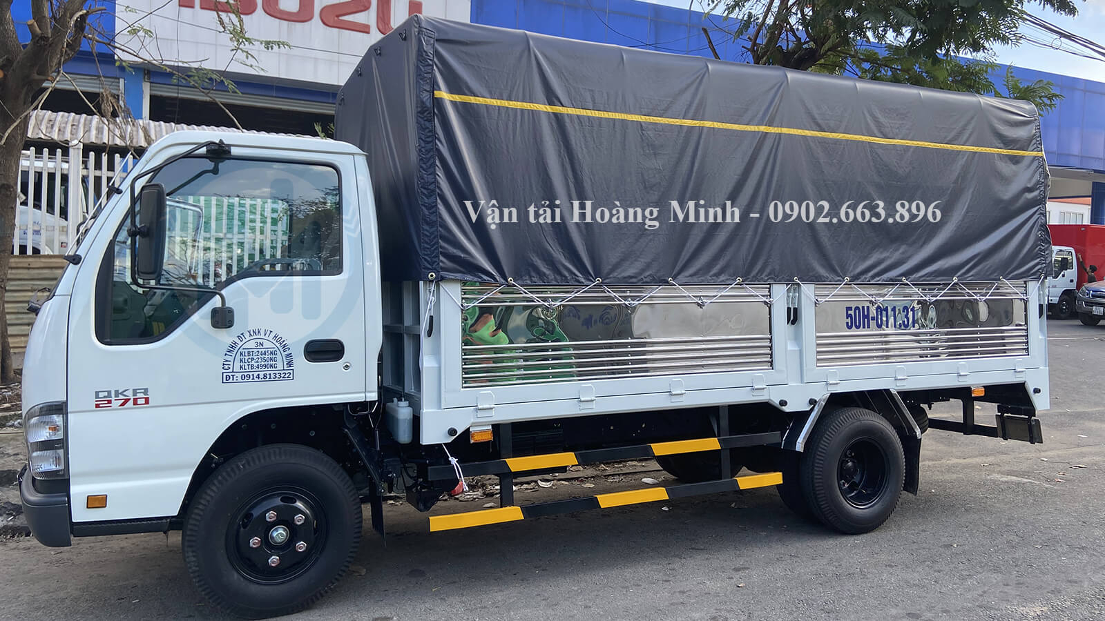 Phương thức đặt thuê xe tải chở hàng 3,5 tấn ở Vận tải Hoàng Minh