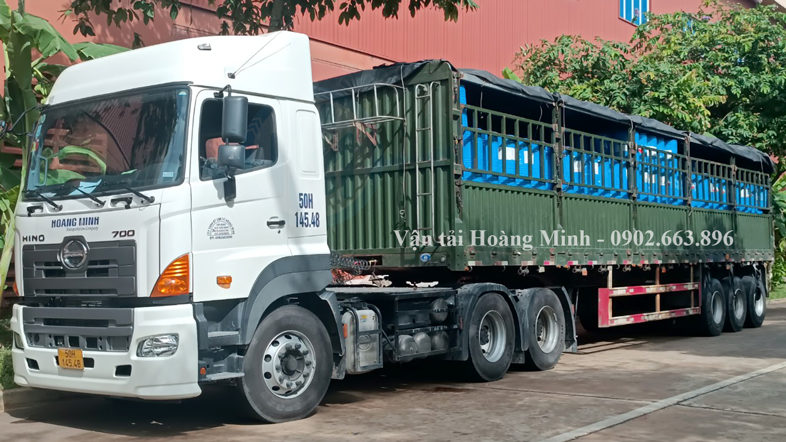 Cho thuê xe đầu kéo container Hino