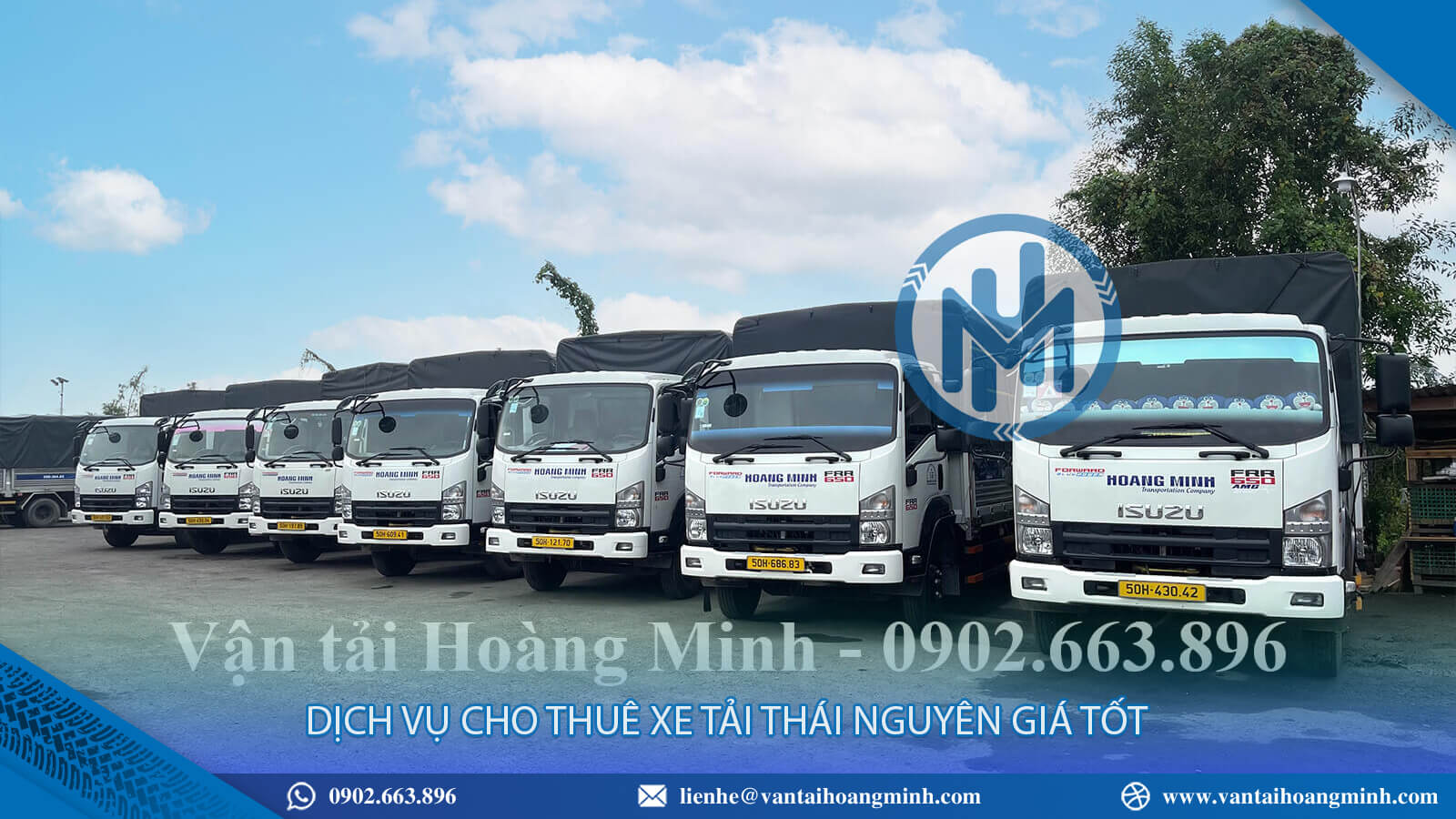 THUÊ XE TẢI THÁI BÌNH ĐA DẠNG TRỌNG TẢI GIAO NHẬN TOÀN QUỐC