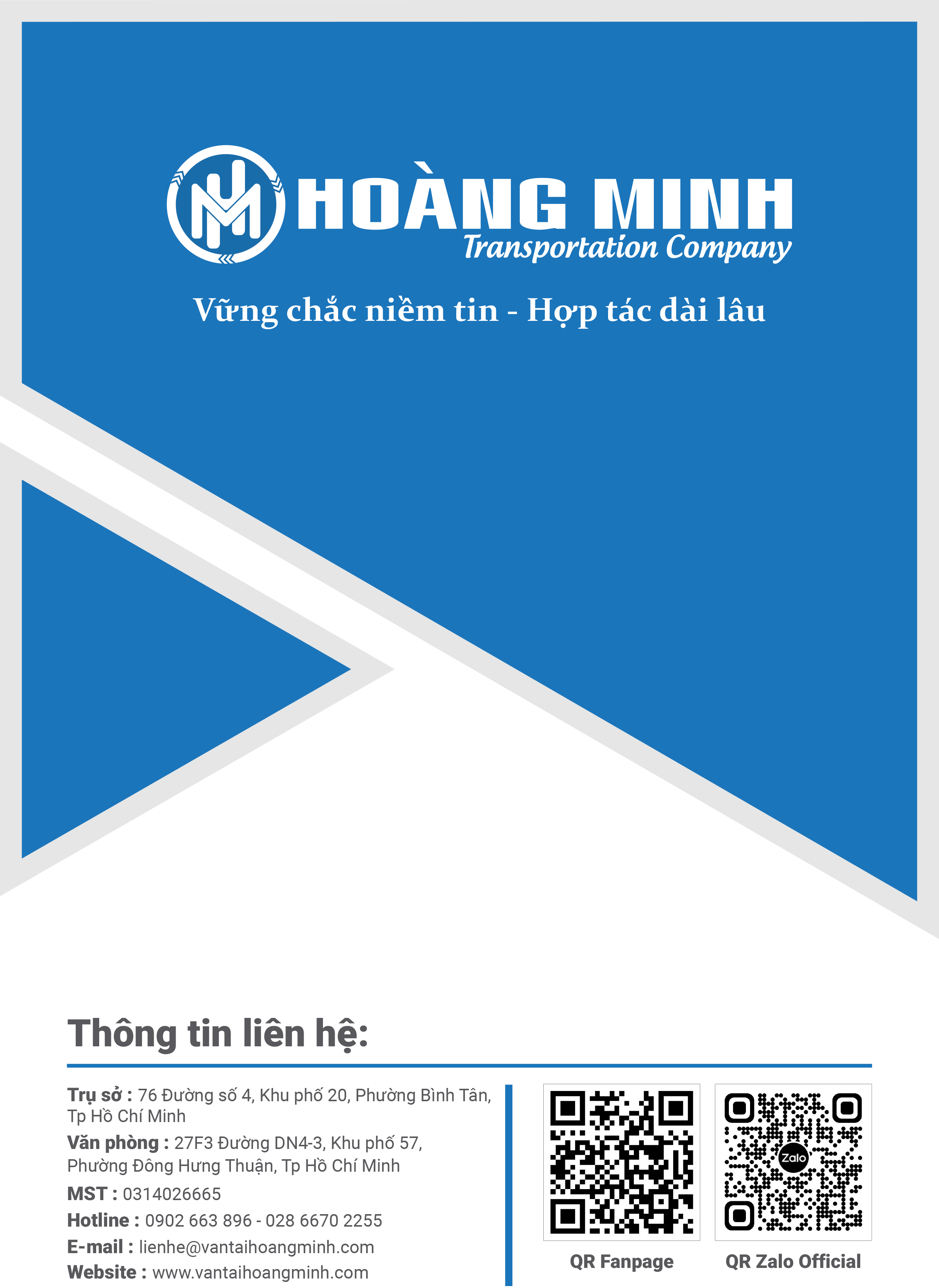 hồ sơ năng lực trang liên hệ thông tin