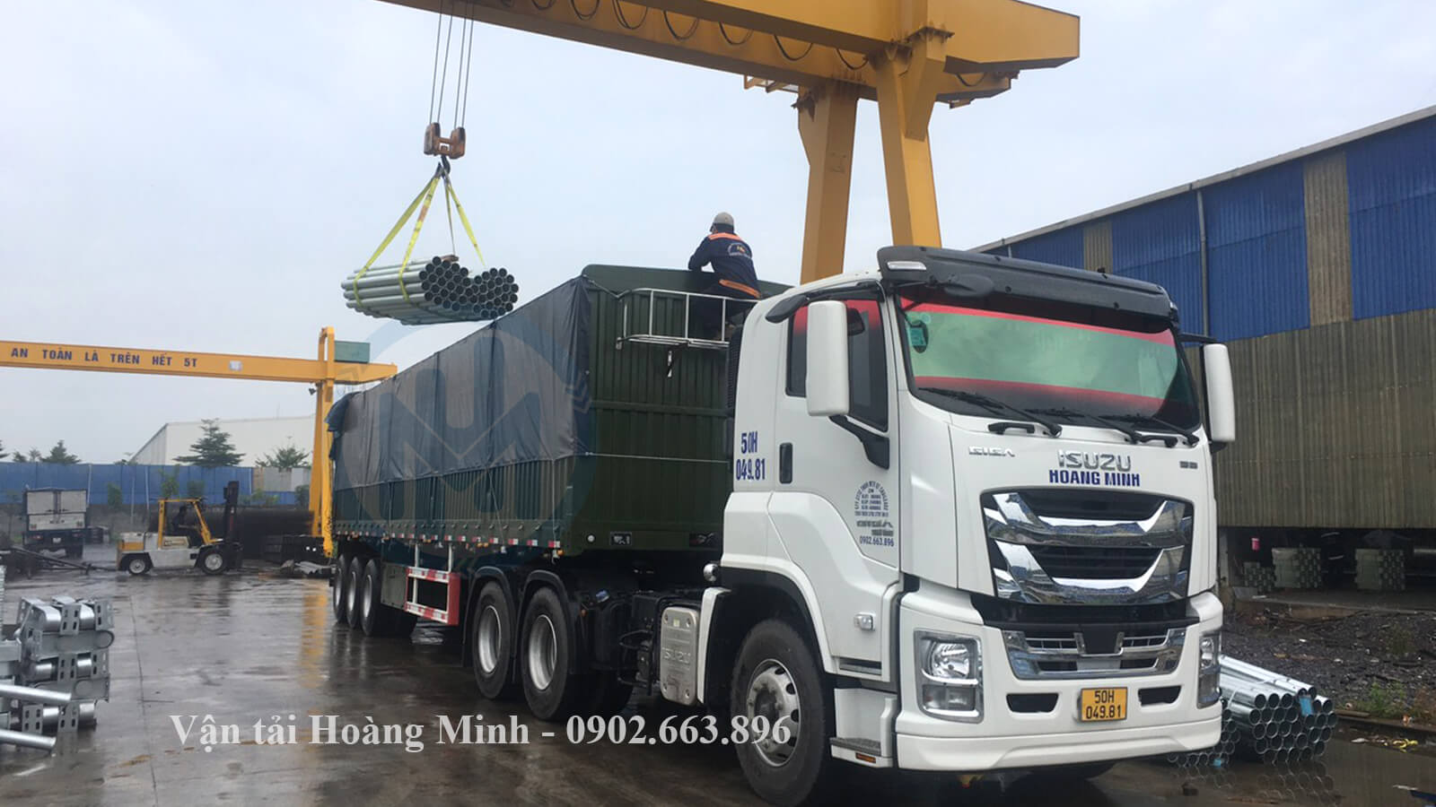 Thông số thùng xe đầu kéo container