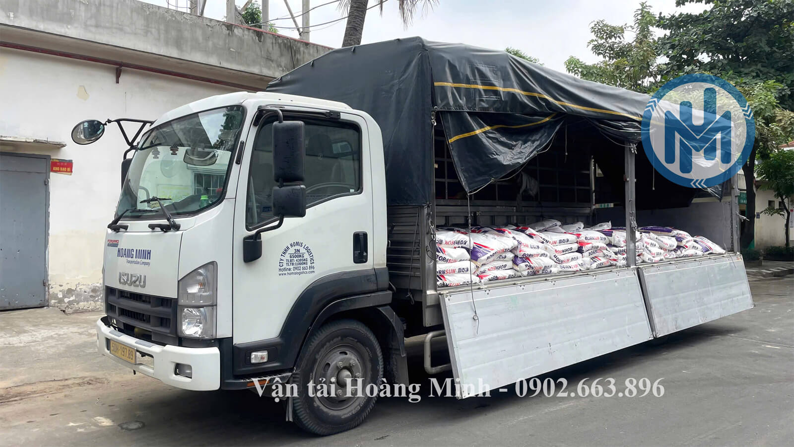 Vận chuyển hàng bột xi măng giá tốt