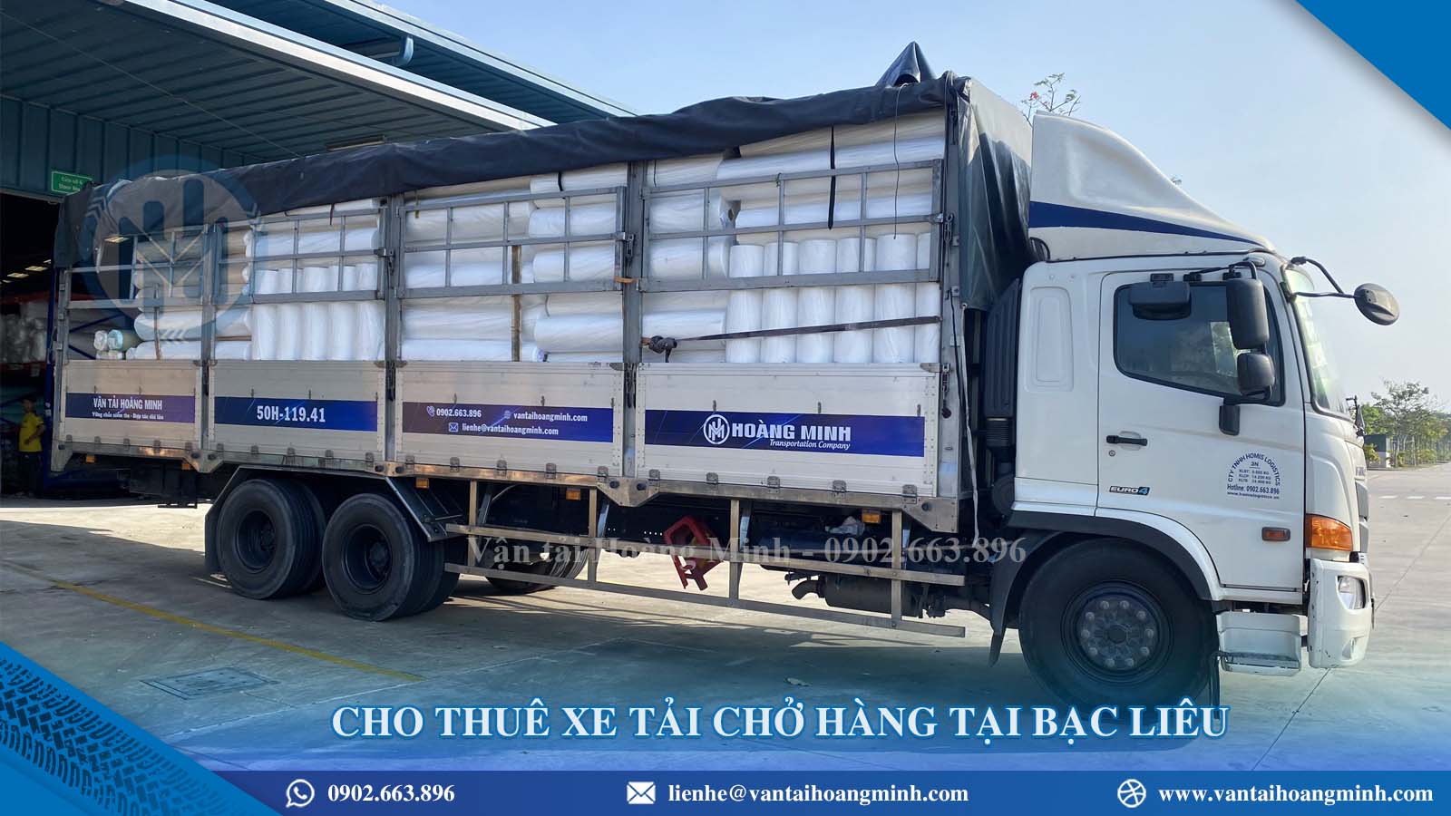 Cho thuê xe tải Bạc Liêu Cho thuê xe tải Bạc Liêu