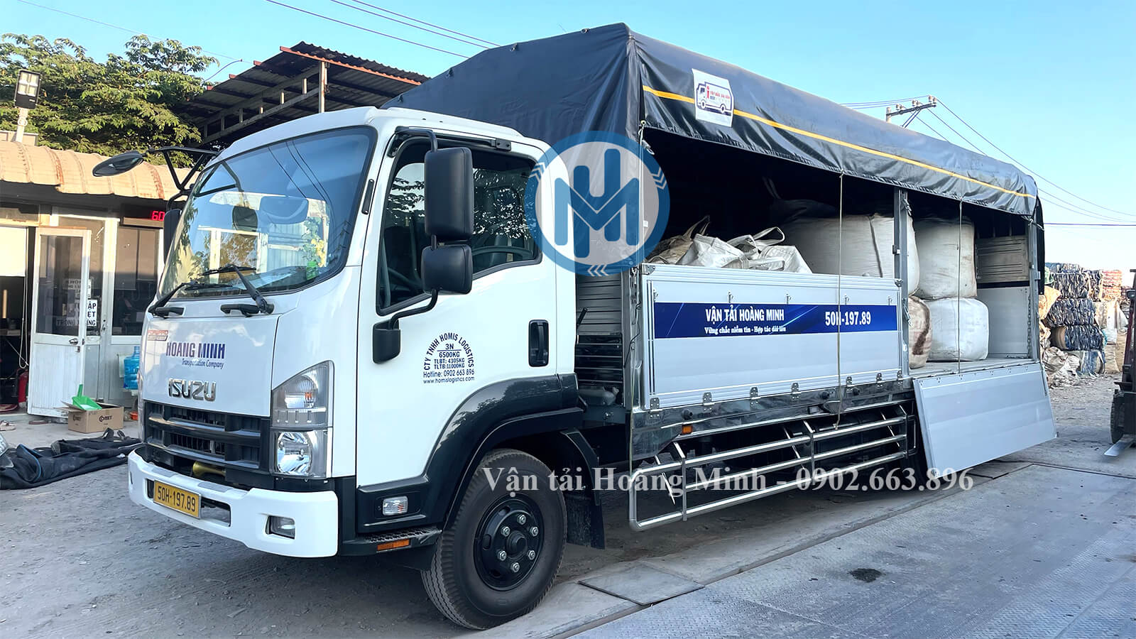 Vận chuyển hàng hóa bao bì vải sợi