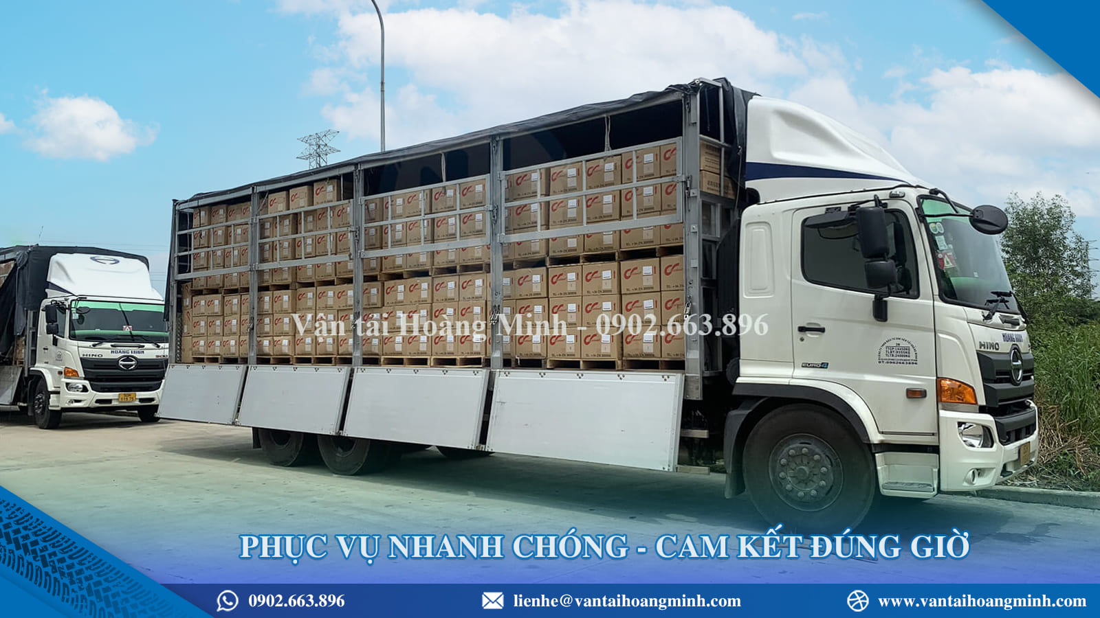 xe tải chở hàng từ Hà Nội đi Bình Dương