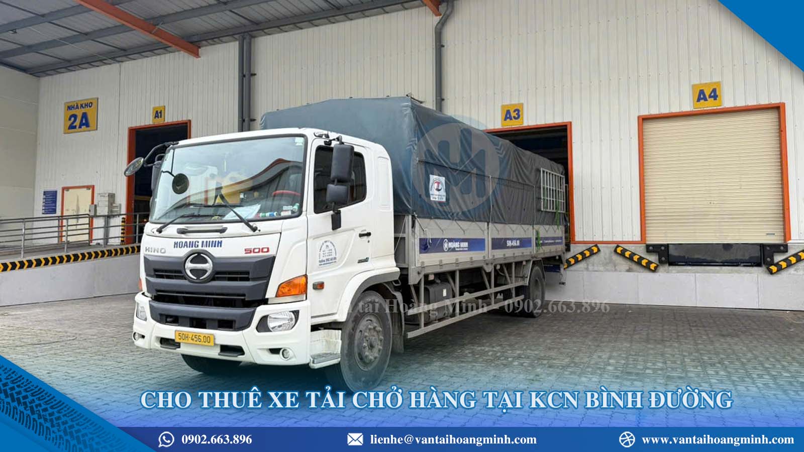 Cho thuê xe tải KCN Bình Đường