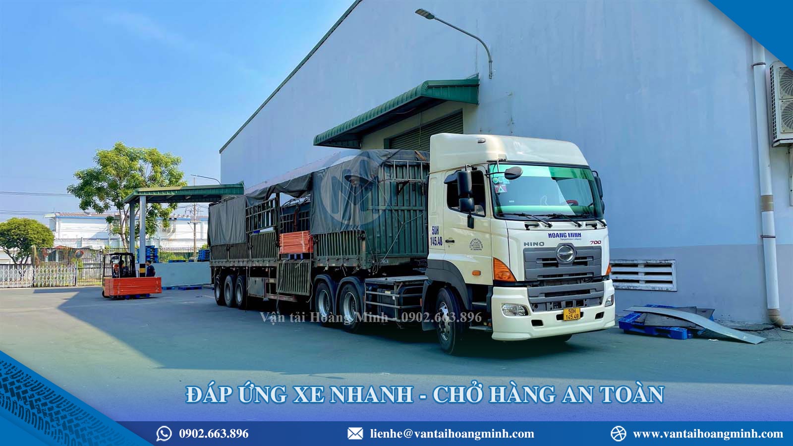 Cho thuê xe tải chở hàng tại KCN Bình Đường