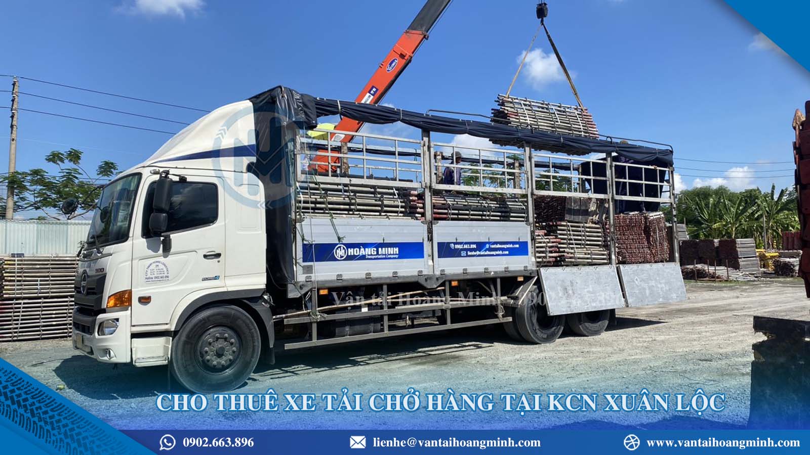 Cho thuê xe tải KCN Xuân Lộc