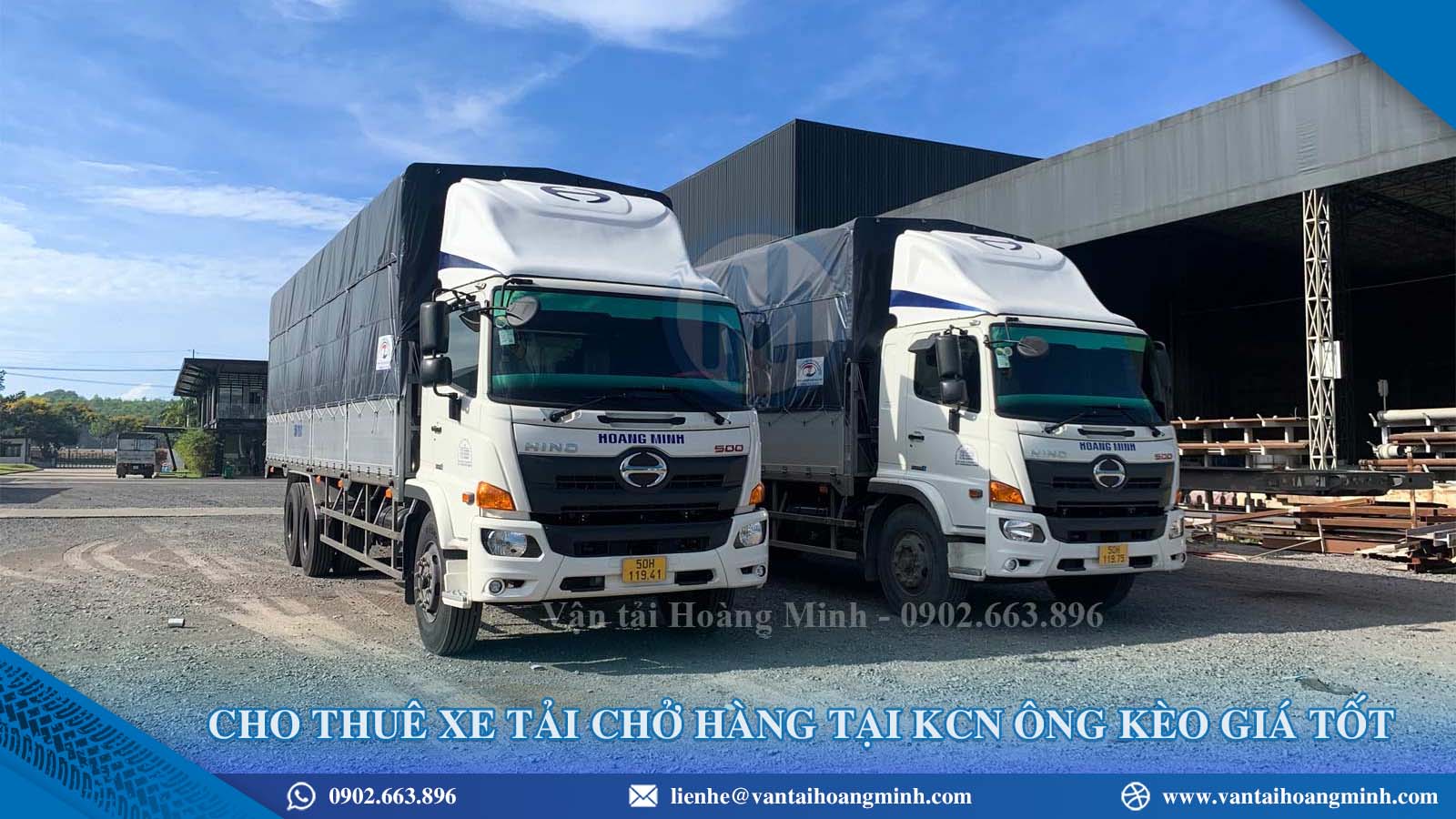 Cho thuê xe tải KCN Ông Kèo