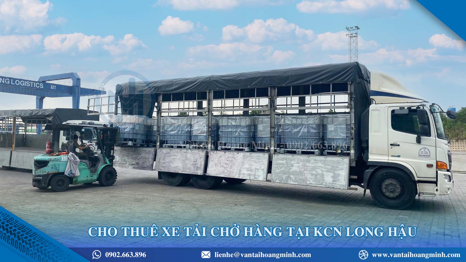 Cho thuê xe tải KCN Long Hậu Cho thuê xe tải KCN Long Hậu
