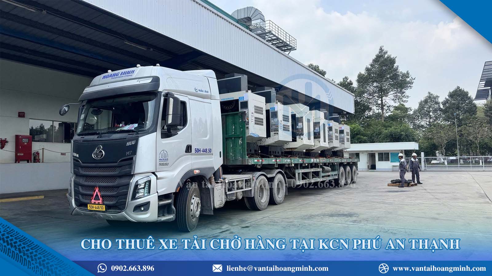 Cho thuê xe tải KCN Phú An Thạnh