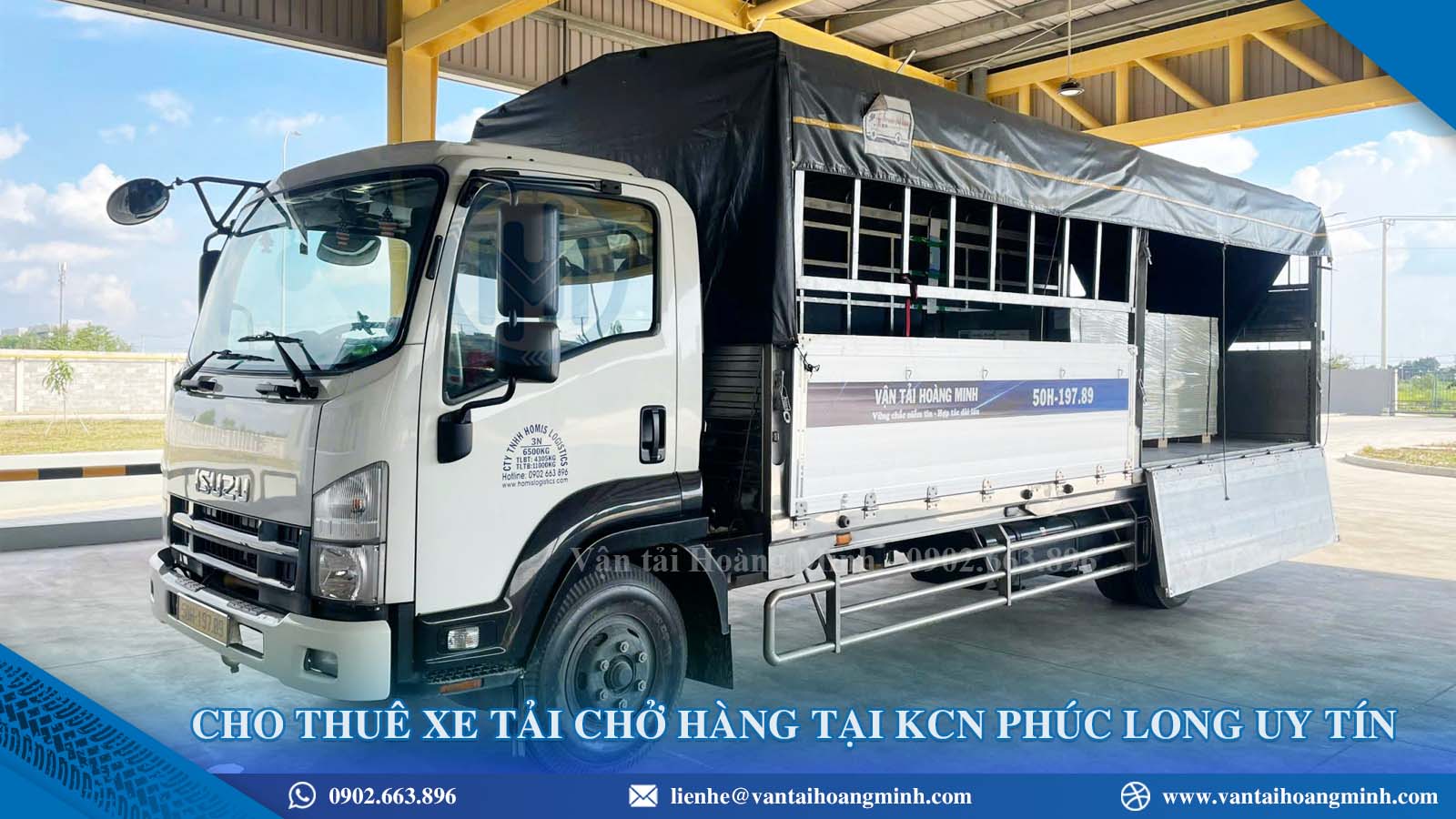 Cho thuê xe tải KCN Phúc Long