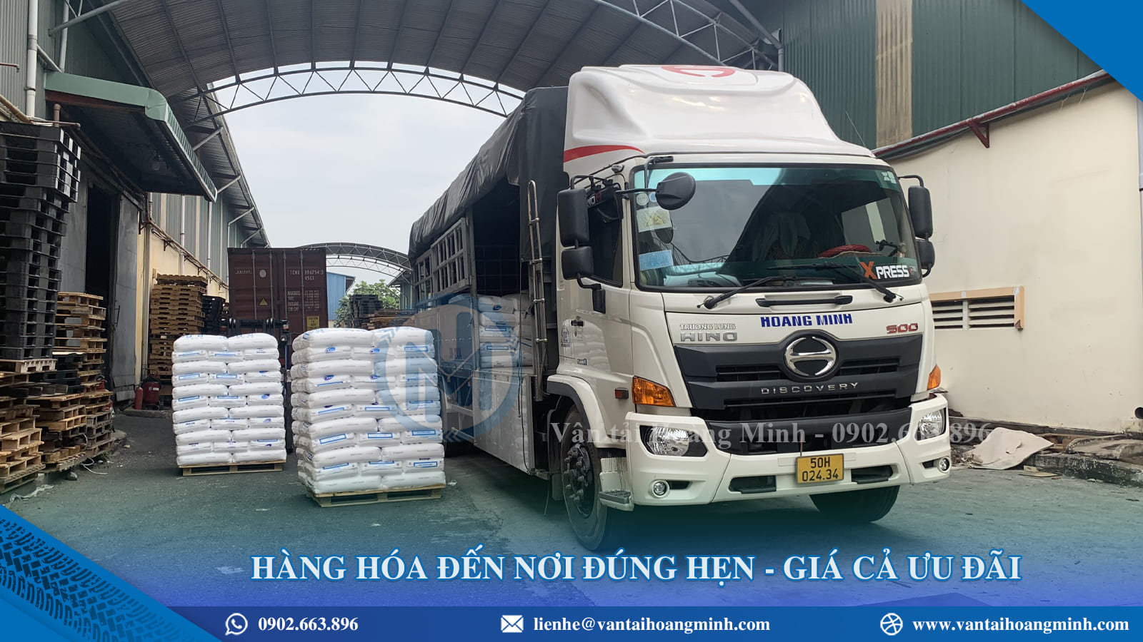 Cho thuê xe tải chở hàng tại KCN Nam Tân Uyên