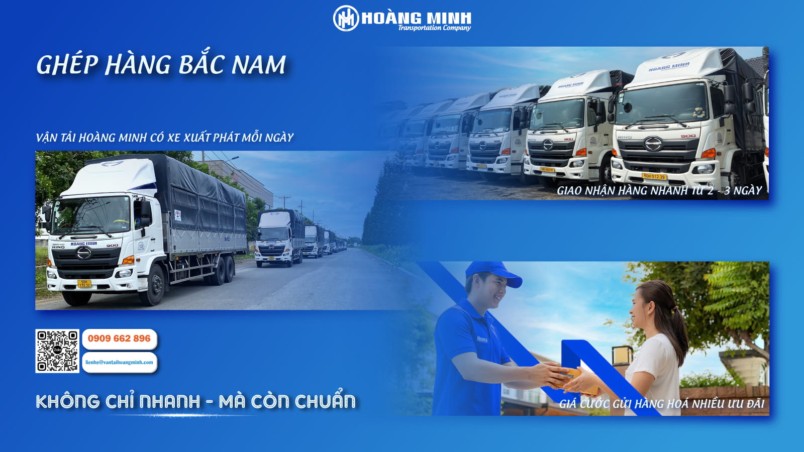 Dịch vụ vận chuyển hàng hoá bắc nam uy tín tại công ty Hoàng Minh