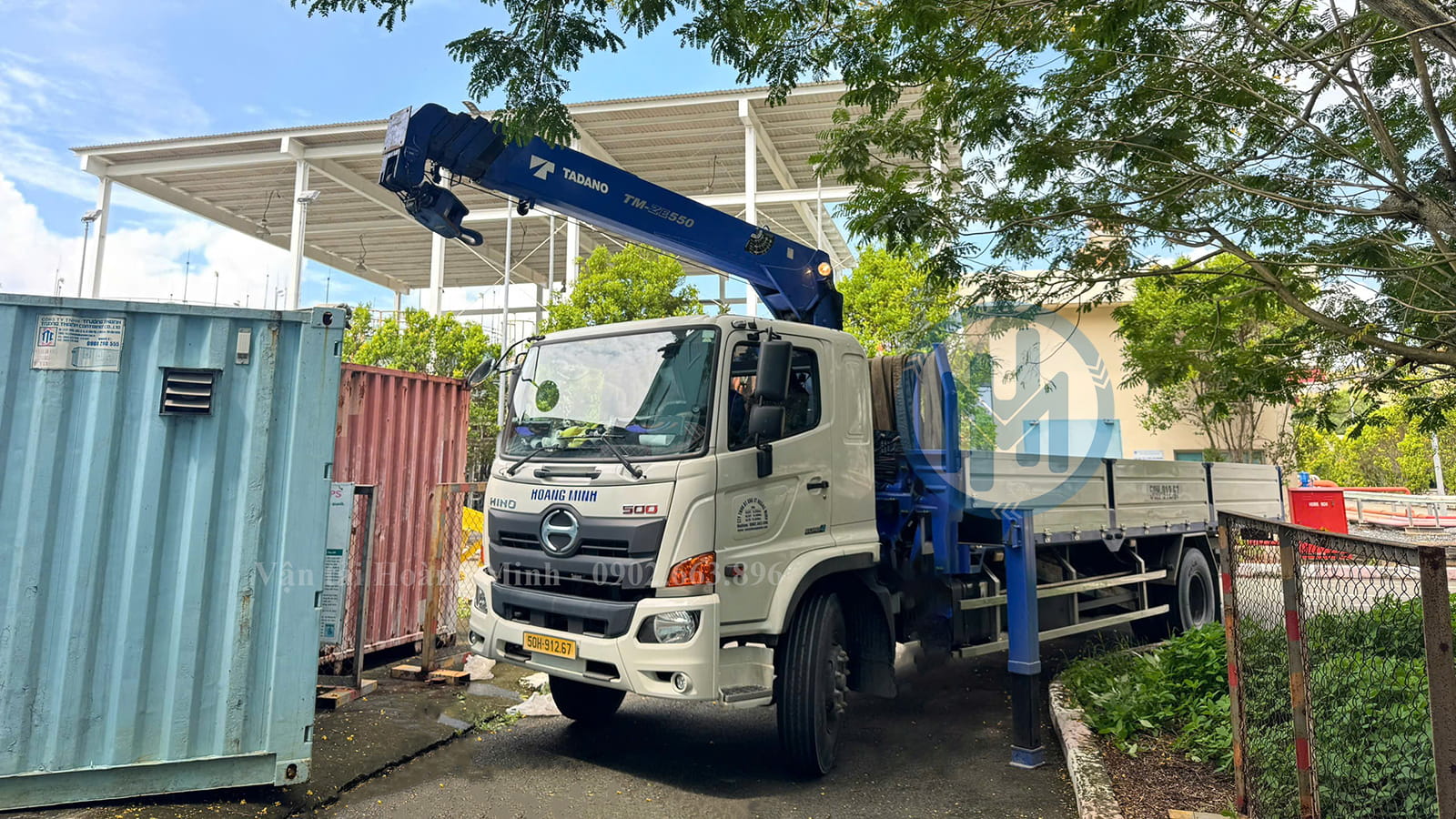 Cho thuê xe cẩu Dĩ An nhanh chóng trong 30 phút