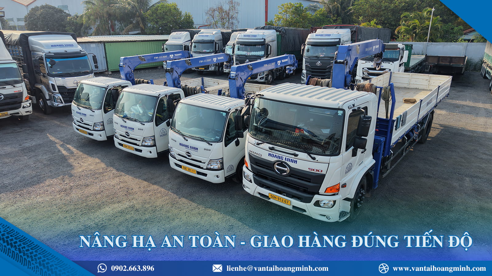 Cho thuê xe cẩu tự hành Tân An nâng hạ an toàn nhanh chóng