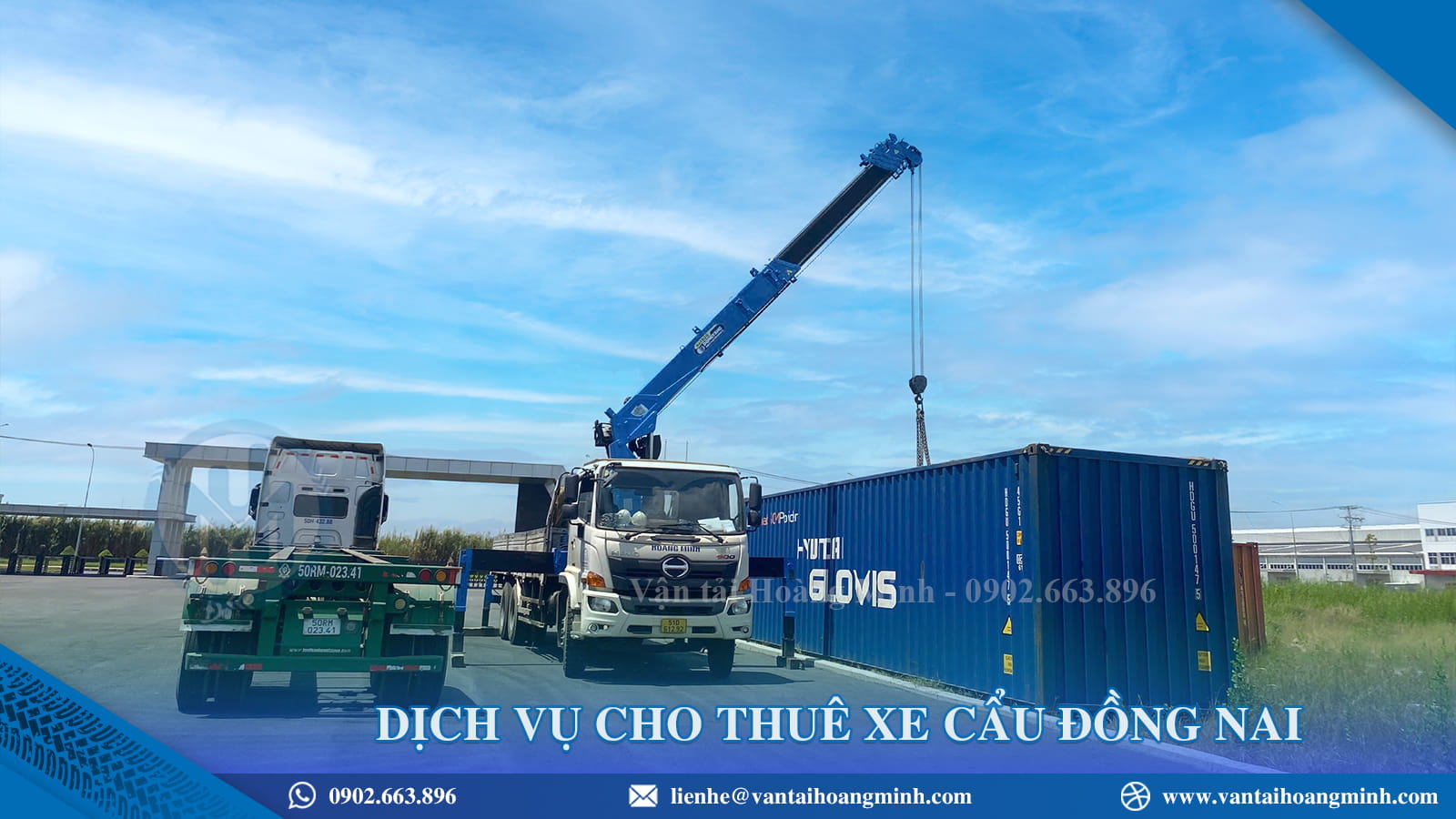 XE CẨU HOẠT ĐỘNG TẠI KHU CÔNG NGHIỆP ĐỒNG NAI