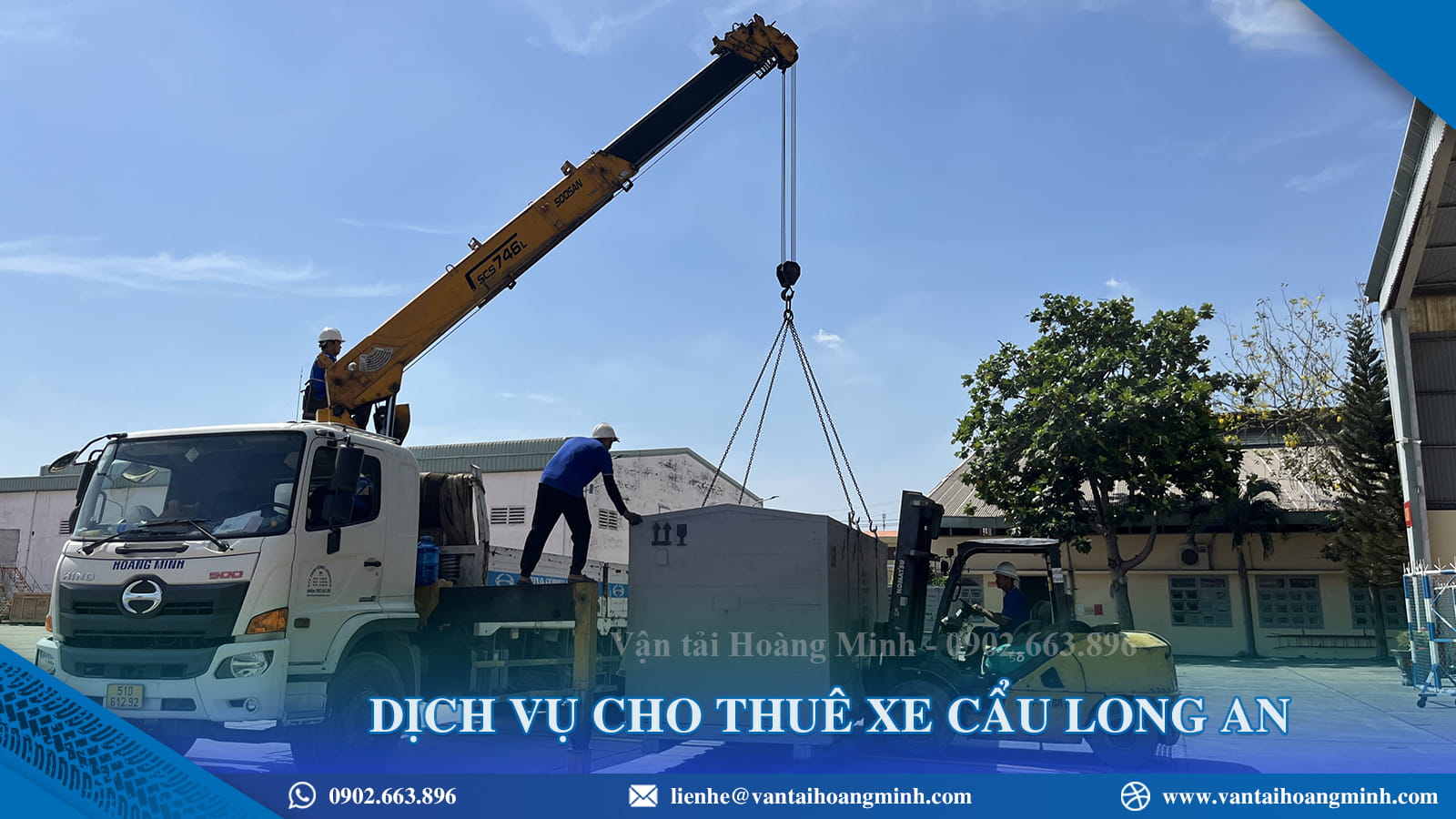 Dịch vụ cho thuê xe cẩu tự hành Long An