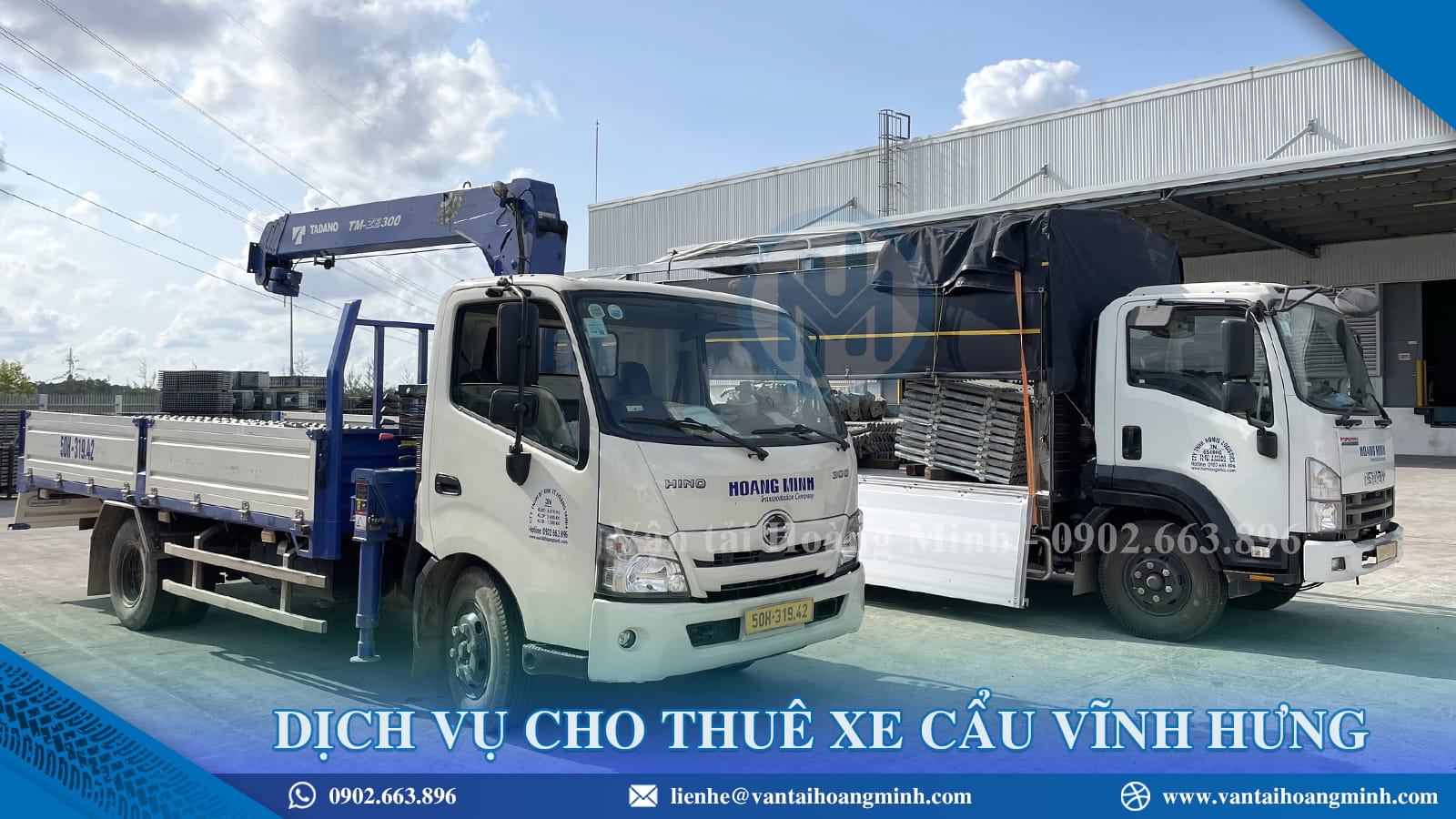 Dịch vụ cho thuê xe cẩu Vĩnh Hưng