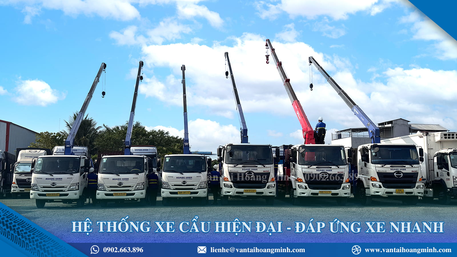 Hệ thống xe cẩu hiện đại đáp ứng xe nhanh
