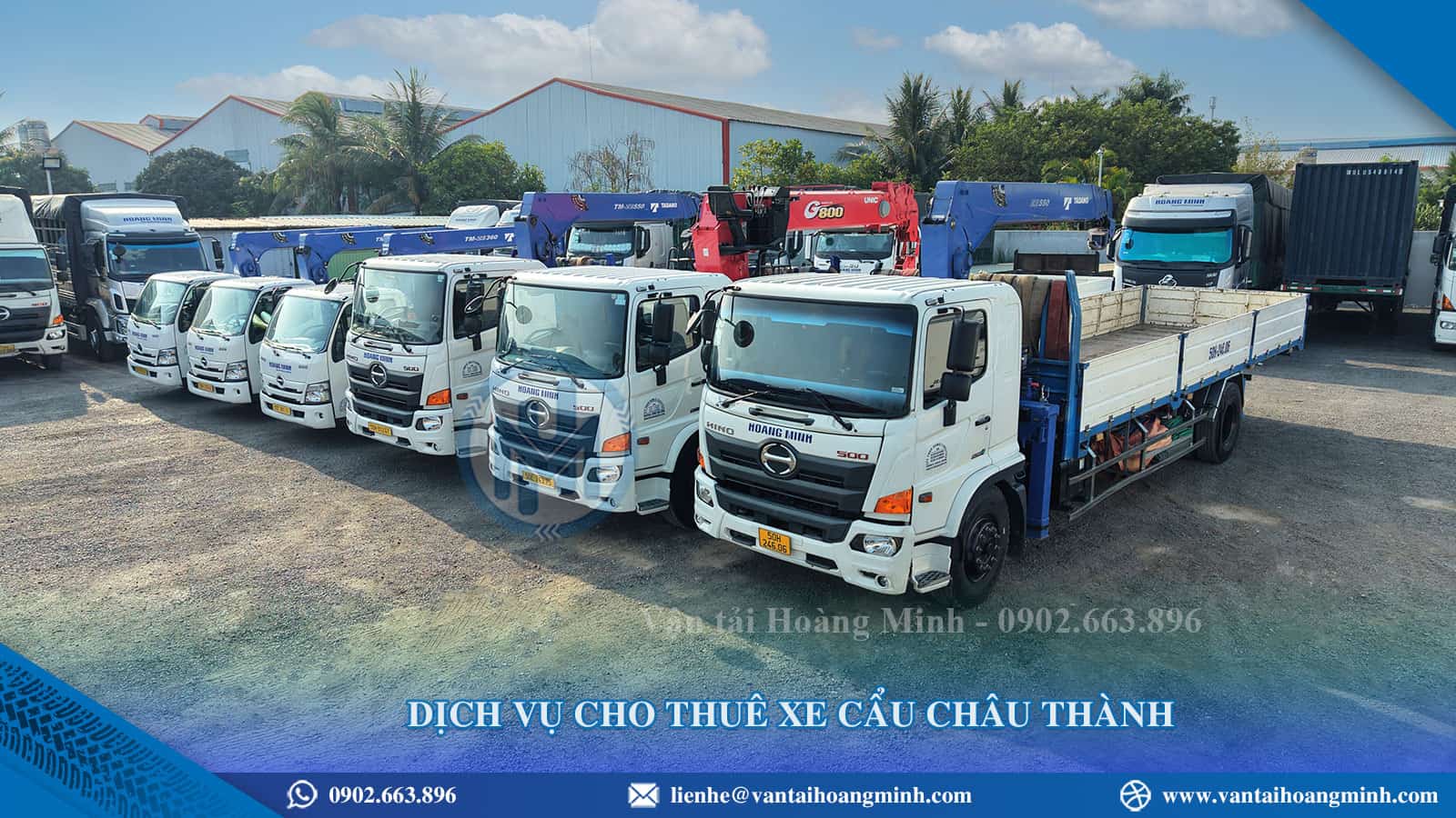 Dịch vụ cho thuê xe cẩu Châu Thành uy tín Dịch vụ cho thuê xe cẩu Châu Thành uy tín