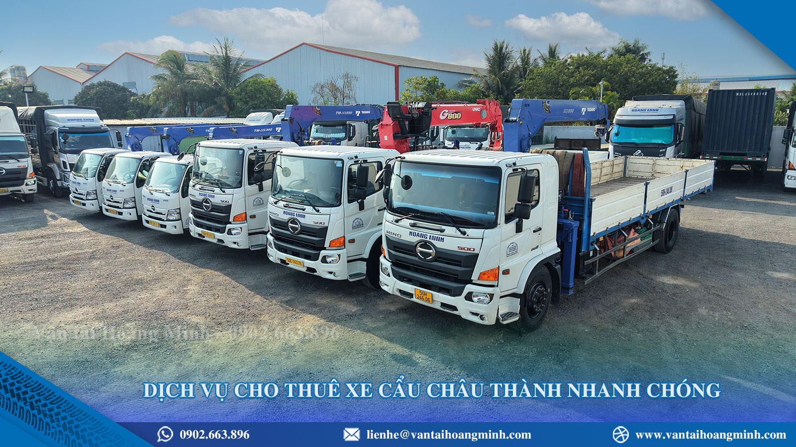 Cho thuê xe cẩu Châu Thành uy tín, chuyên nghiệp Cho thuê xe cẩu Châu Thành uy tín, chuyên nghiệp