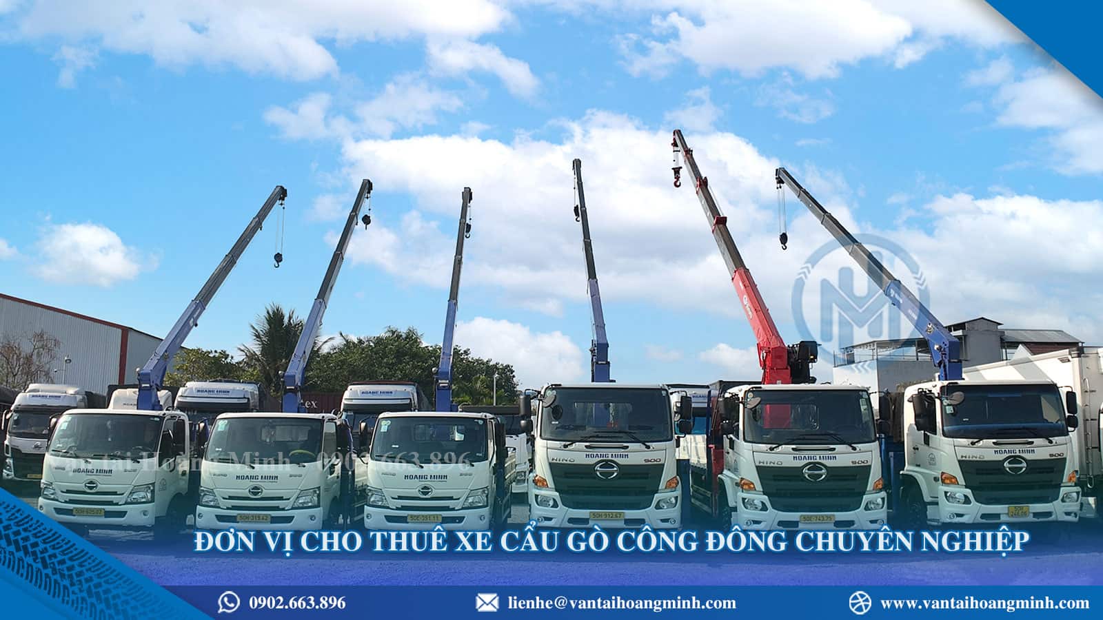 Cho thuê xe cẩu Gò Công Đông uy tín, chuyên nghiệp