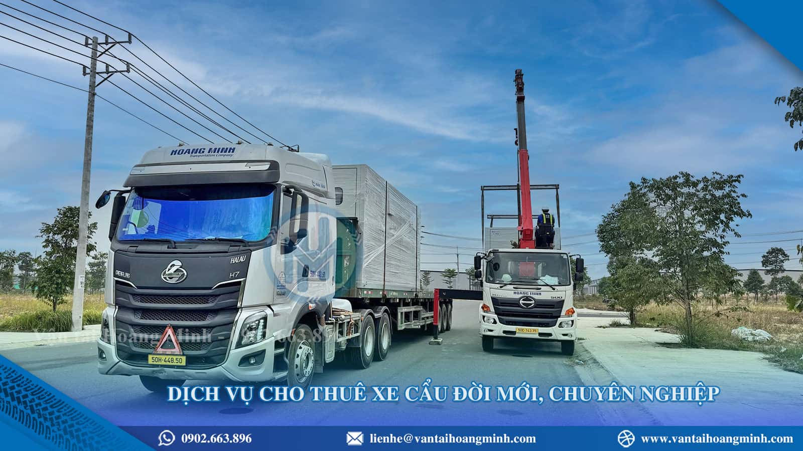 Dịch vụ xe cẩu Hòa Thành vận hành chuyên nghiệp, giá hợp lý