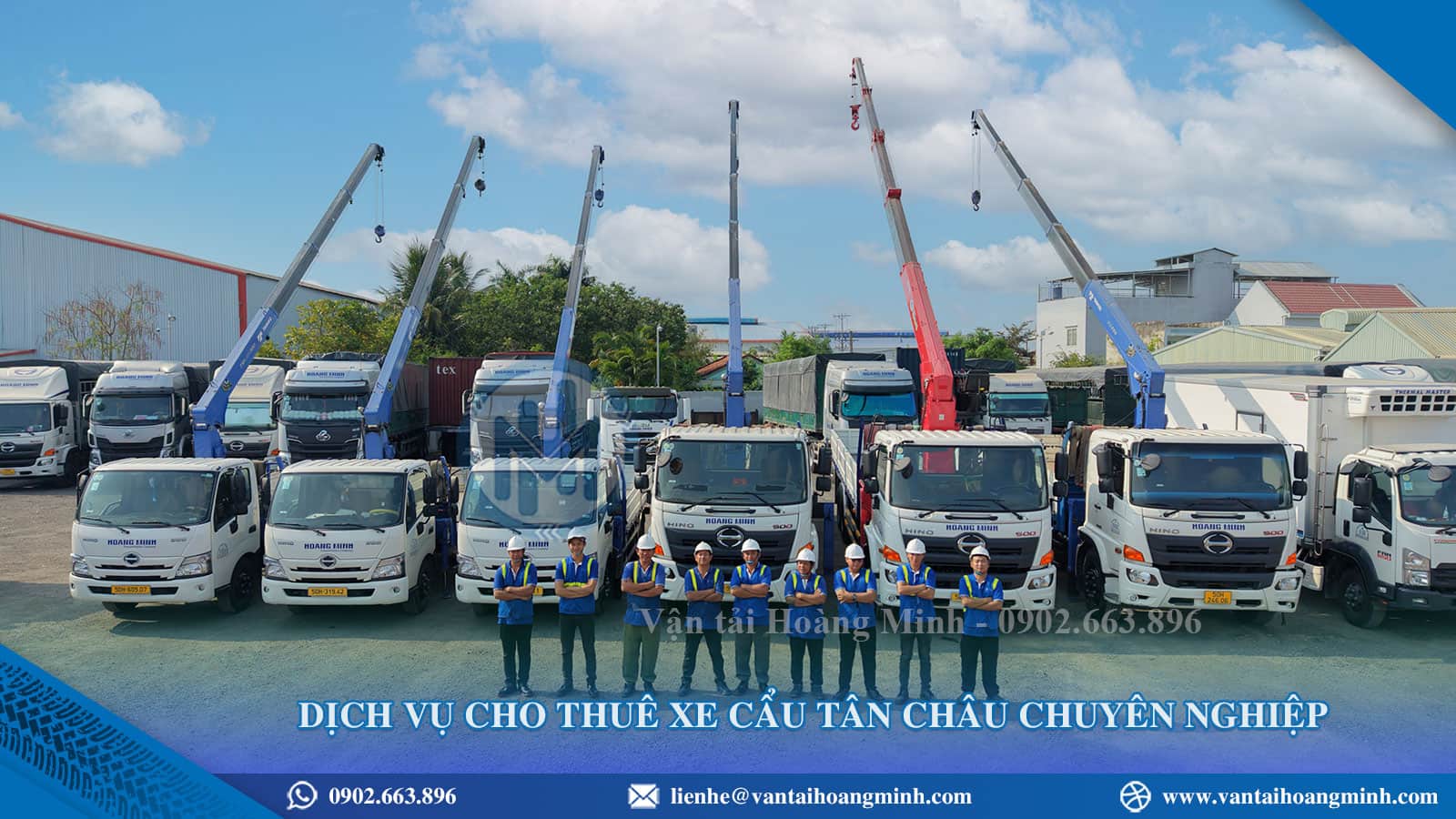 Cho thuê xe cẩu tự hành Tân Châu giá tốt