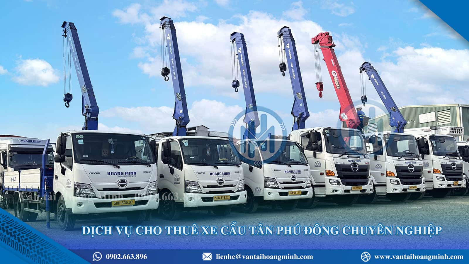 Dịch vụ xe cẩu tự hành Tân Phú Đông uy tín