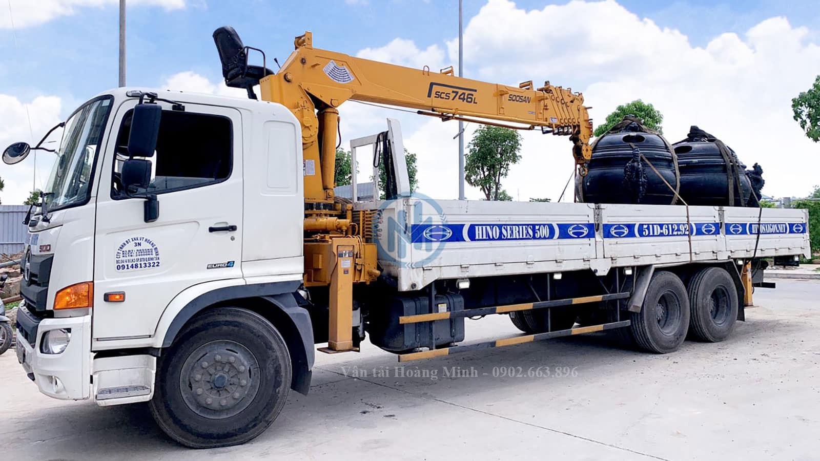 Cho thuê xe cẩu Bù Gia Mập đáp ứng nhanh 24/7