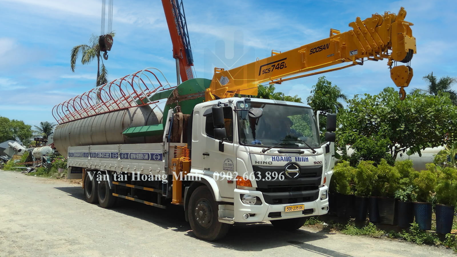 Cho thuê xe cẩu tự hành 15 tấn tại Tân Phú