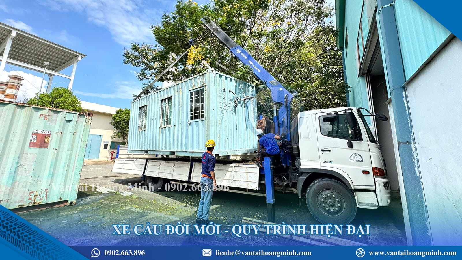 Cho thuê xe cẩu tự hành hệ thống xe hiện đại nâng hạ an toàn