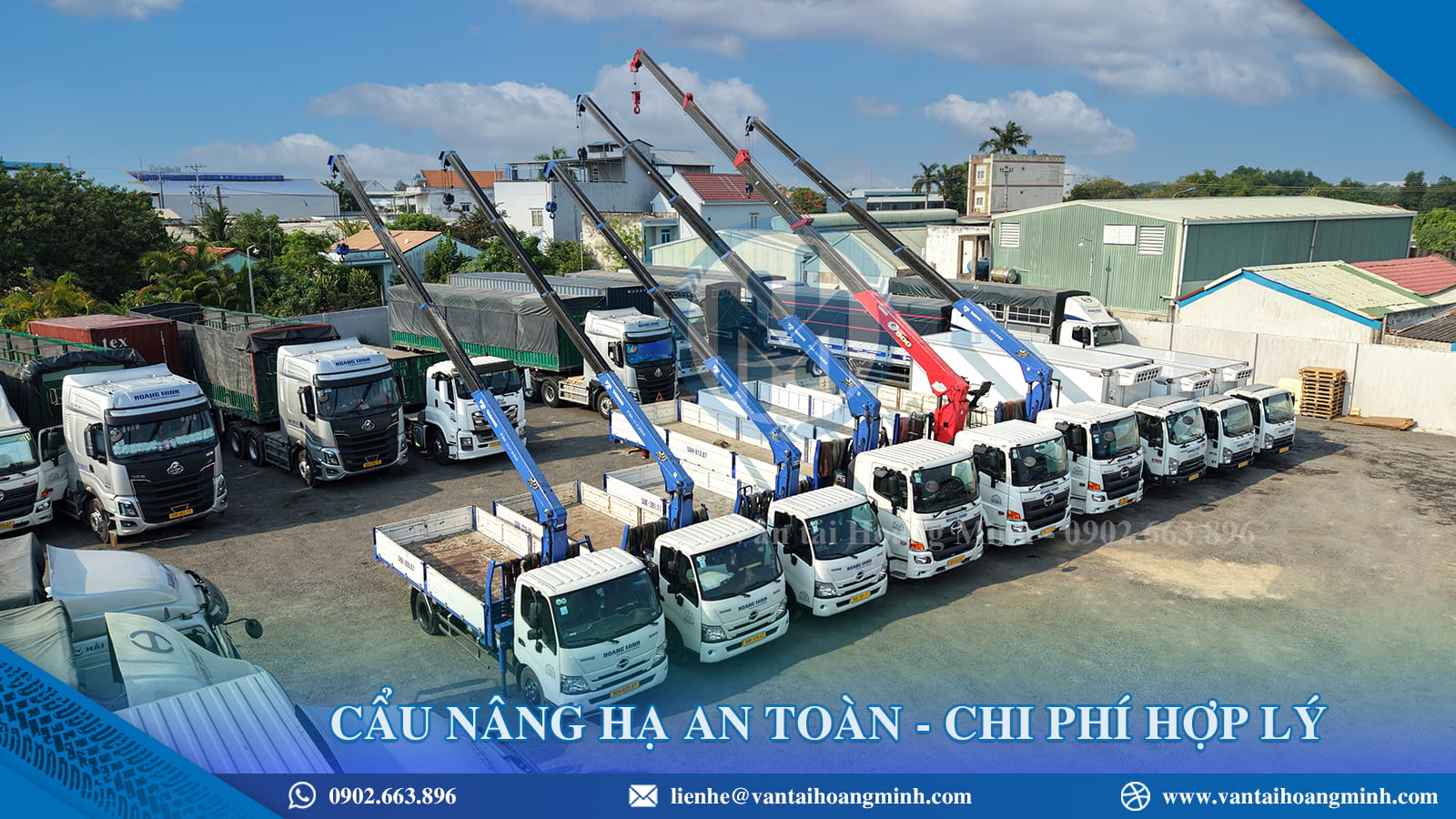 Cho thuê xe cẩu tự hành nâng hạ an toàn chi phí hợp lý