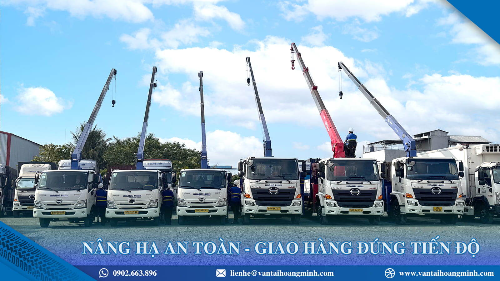 Cho thuê xe cẩu tự hành nâng hạ an toàn giá rẻ