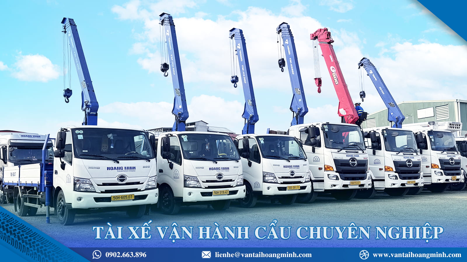 Cho thuê xe cẩu tự hành tài xế vận hành cẩu chuyên nghiệp