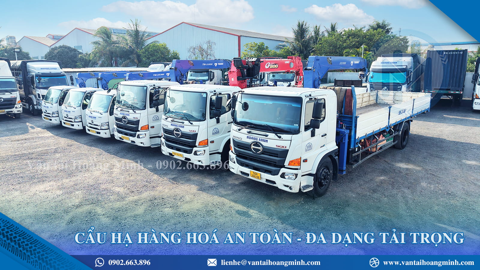 Cho thuê xe cẩu tự hành đa dạng tải trọng
