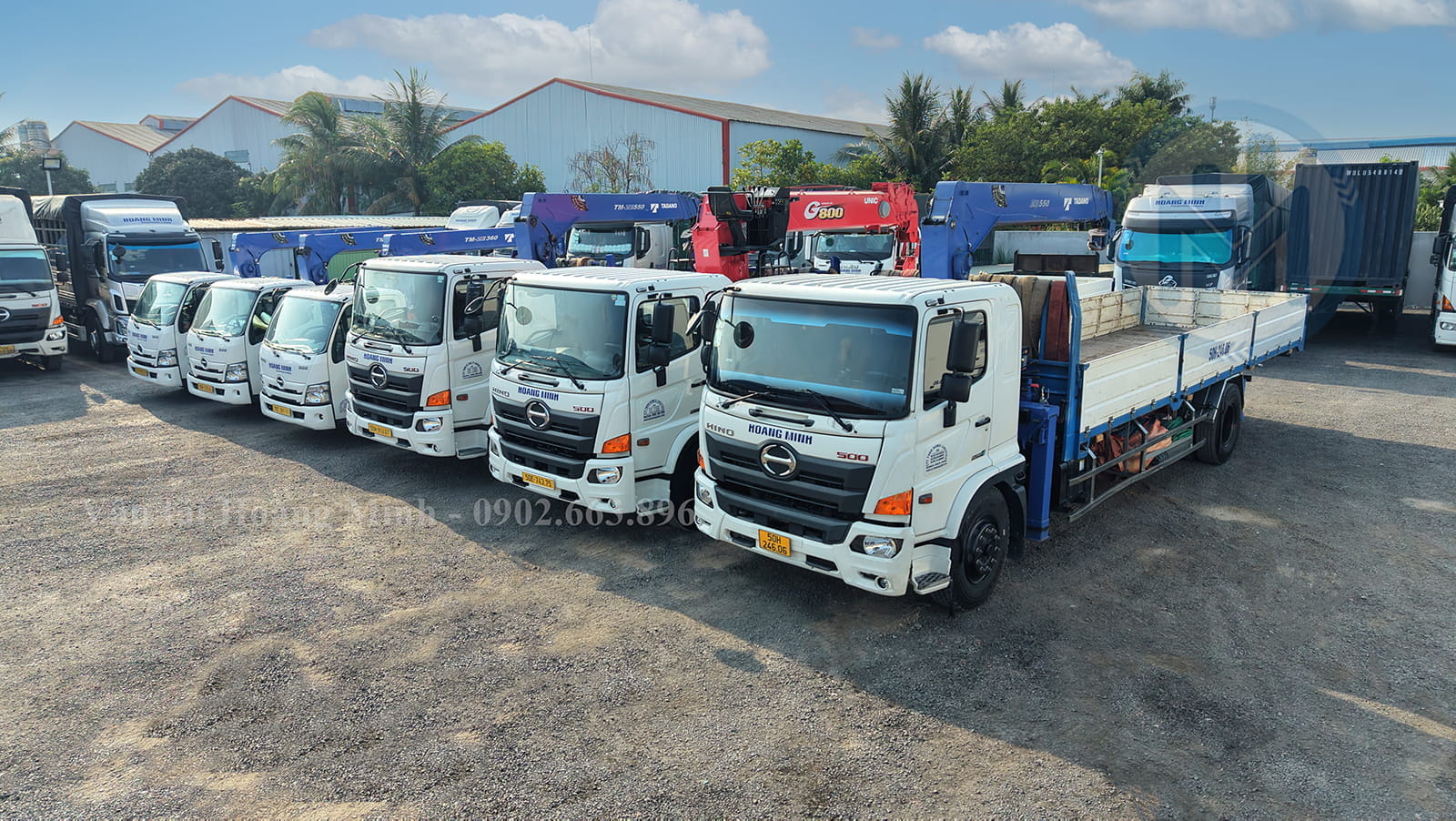 Cho thuê xe cẩu tự hành đa dạng tải trọng
