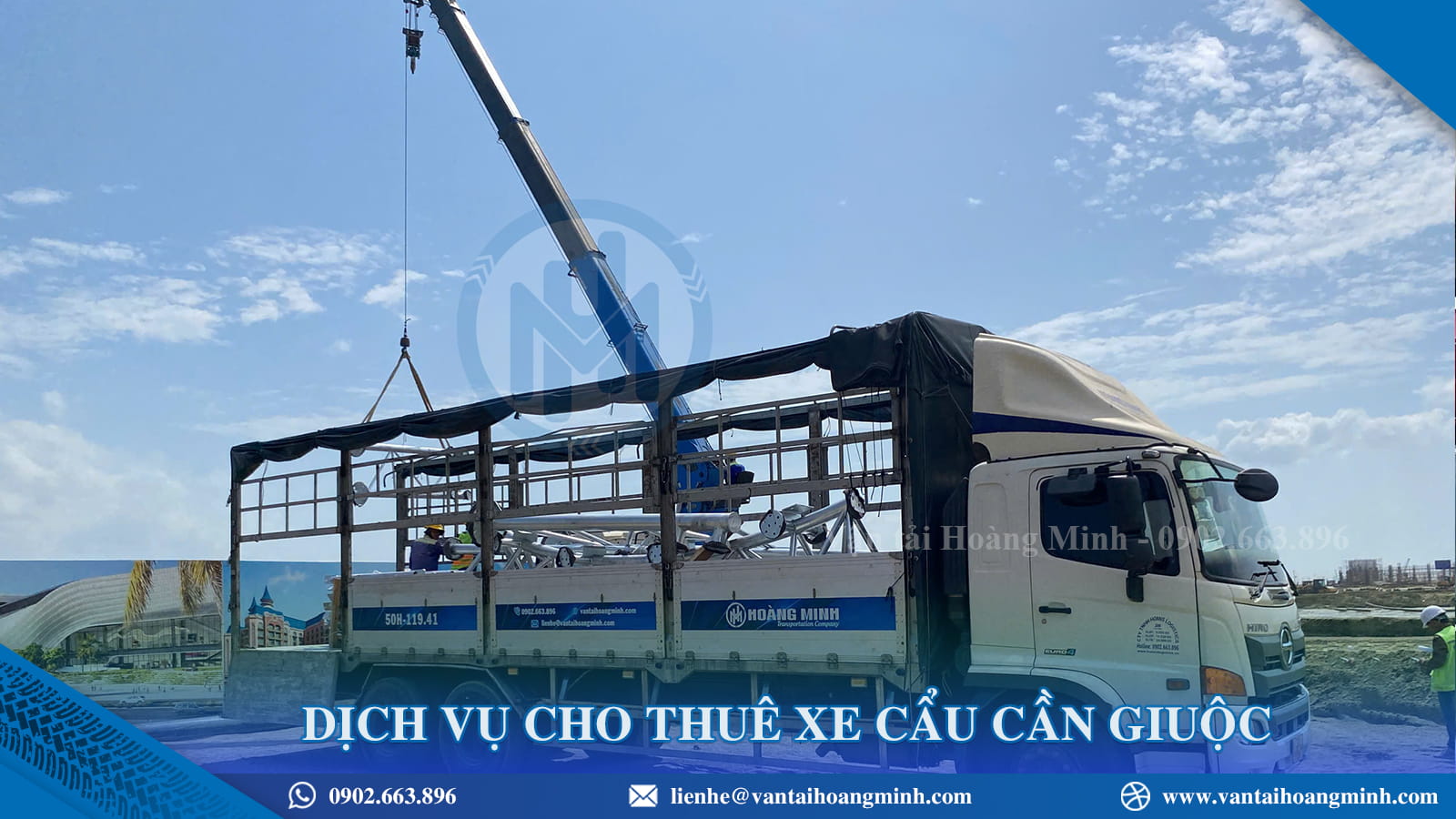 Dịch vụ cho thuê xe cẩu Cần Giuộc
