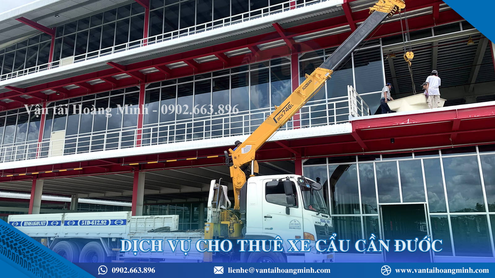 Dịch vụ cho thuê xe cẩu Cần Đước