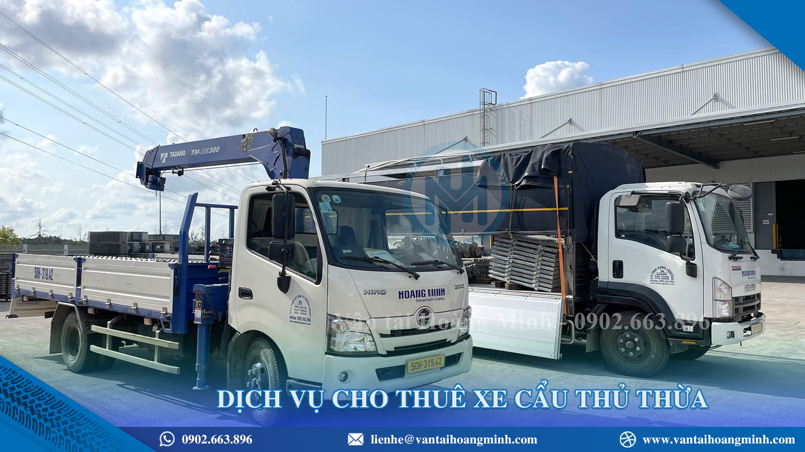 Dịch vụ cho thuê xe cẩu Thủ Thừa nhanh chóng