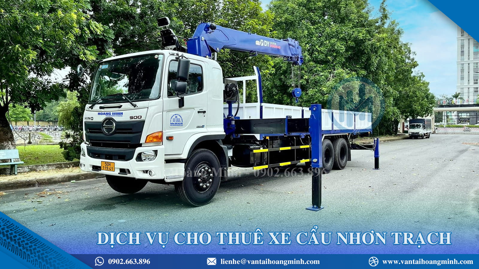 Dịch vụ cho thuê xe cẩu nhơn trạch