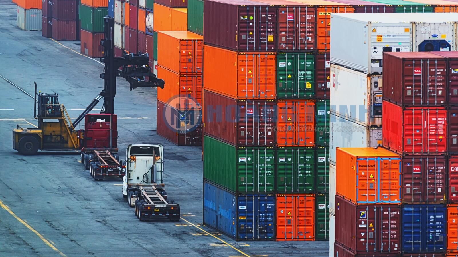 Dịch vụ kéo container uy tín giá tốt nhất tại Vận tải Hoàng Minh
