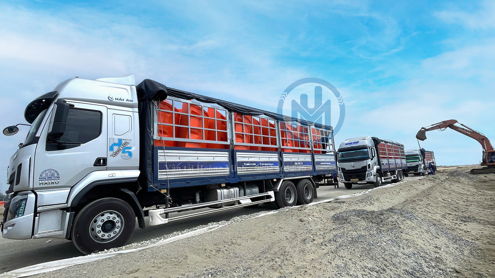 Dự án vận chuyển phao nổi phục vụ công trình cơ sở hạ tầng