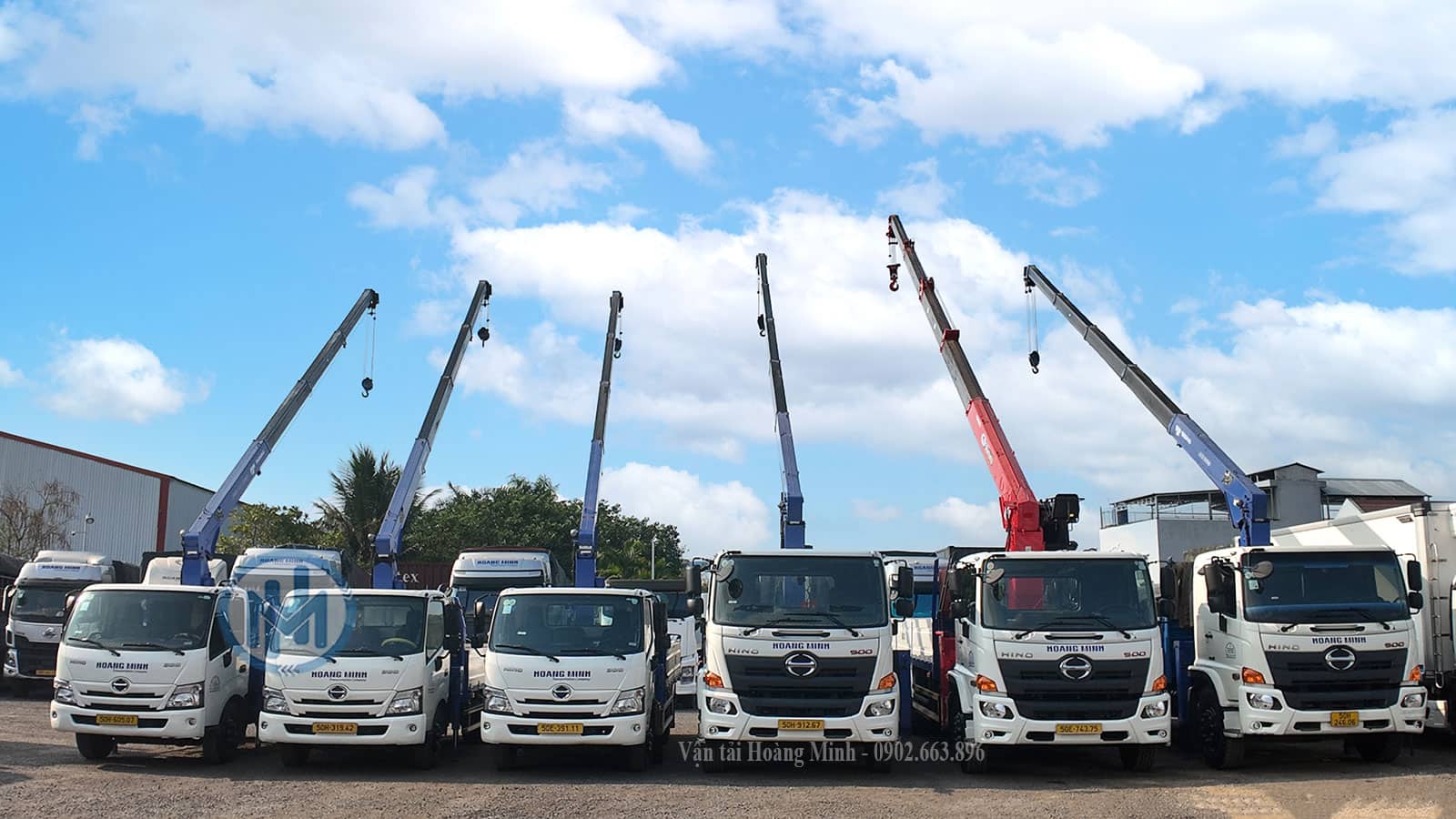 Hệ thống kho bãi xe cẩu Hoàng Minh tại các tỉnh thành