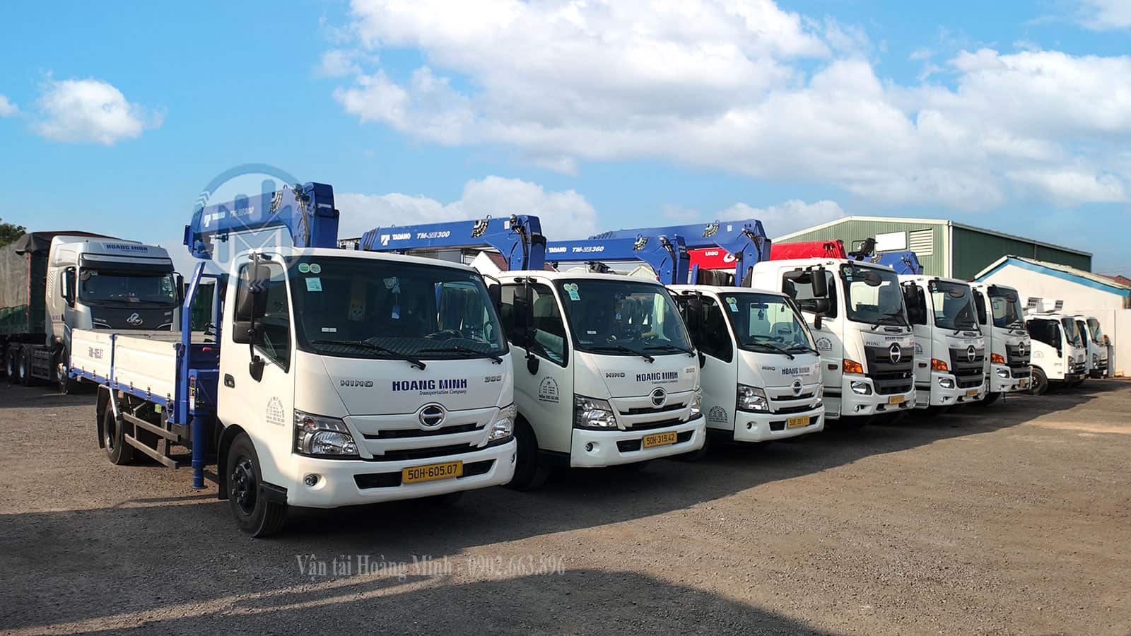 Dịch vụ cho thuê xe cẩu tự hành Hoàng Minh tại Hớn Quản