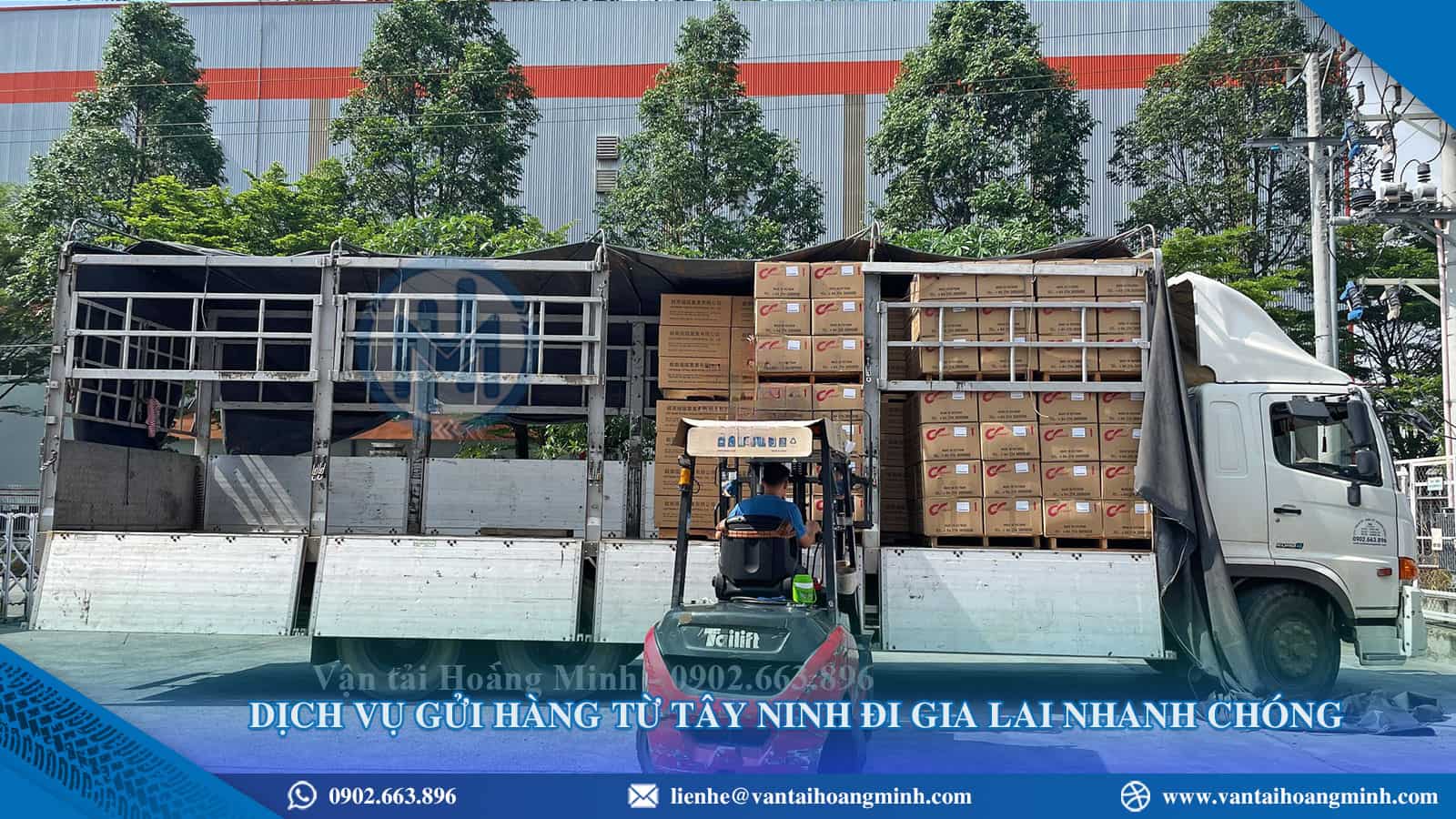 Chành xe gửi hàng từ Tây Ninh đi Gia Lai uy tín